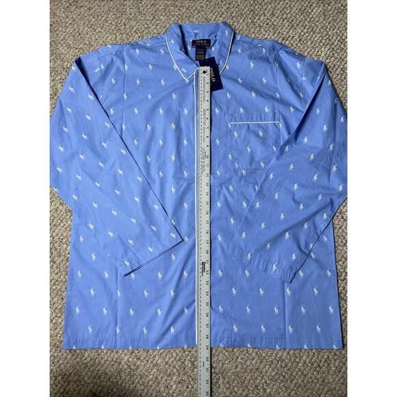 POLO RALPH LAUREN Mens 1X Pajama Top Shirt NEW w/tags $65 Retail XL - Picture 4 of 6